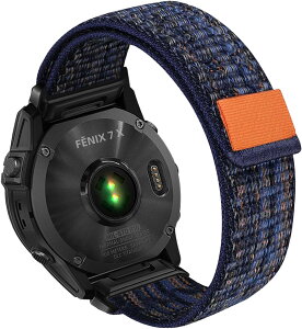 [LuFiYa] �K�[�~�� (GARMIN) QuickFit 26mm �����o���h Garmin Fenix 8 Pro/Quatix 8/Tactix 8 51/Fenix 8 (51 mm)/Fenix 7X Pro Solar/Instinct 2X �Ή��i�C������ �y�� �����x���gFenix 7X/ Fenix 6X/ Fenix 6X Pro/Fenix 5X �p (��/�I�����W