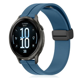 [RicYeel] 18mm ���C�t�� �V���R���o���h Garmin Venu 4 41mm 3S 2S/Forerunner 265S/255S/255S Music/Vivoactive 4S �Ή� �o���h �}�O�l�b�g�t�� �����ȒP �X�|�[�c�o���h �X�g���b�v �����x���g Huawei Watch 5 42mm/GT 6 5 4