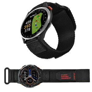 Garmin Approach S50/S44/S42/S40�p �i�C�����o���h 20mm ���K�ŒʋC�� �ȒP���� �ʋC���ǂ� �����ȒP �X�|�[�c�����g���ɍœK�Ȍ����o���h (�u���b�NA)
