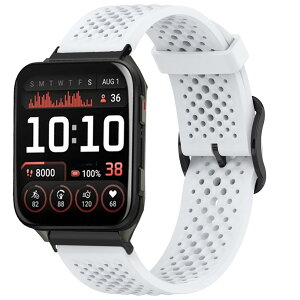 [Lamshaw] for Garmin Venu X1 �X�}�[�g�E�H�b�`�����o���h,�V���R���� �����o���h �h�� �X�|�[�c�x���g �ʋC �y�� �_�炩 ���v�ւ��x���g �Ή� Garmin Venu X1 �X�}�[�g�E�H�b�` (�z���C�g, 24mm)