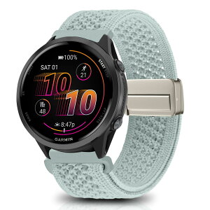 [KeeFos] 22mm �o���h Garmin(�K�[�~��) Venu 4 45mm/Venu 3 45mm/2/Forerunner 570 47mm/265/255/Vivoactive 4/Active�Ή� �����o���h �i�C�����f�� ���C�o�b�N�� �}�O�l�b�g���o�b�N�� �ւ��x���g �҂ݕ� �ґg���X�g ��