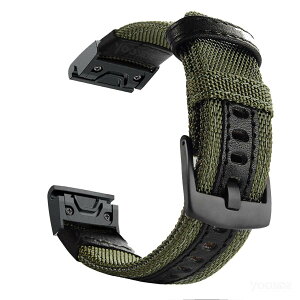 �i�C��������QuickFit�x���g�ɓK������Garmin Fenix 8 47mm / Approach S70 47mm/S62, ��҂ރL�����o�X �N�C�b�N�����[�X�u�����t�� �p�̃K�[�~�� Fenix 7/ 6 / Forerunner 955/ Instinct 2/ MARQ(�O���[��)