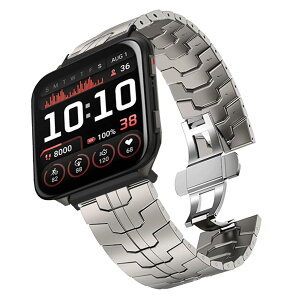 [Lamshaw] for Garmin Venu X1 �X�}�[�g�E�H�b�` �o���h,�X�e�����X�� ���^�� �x���g ���������o���h ���v�X�g���b�v �����������t�� �Ή� Garmin Venu X1 �X�}�[�g�E�H�b�` (�`�^���J���[, 24mm)