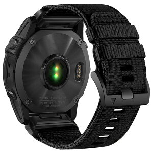 �K�[�~�� �A�b�v�O���[�h�ς� �E�H�b�` �i�C�����X�|�[�c�o���h Garmin Fenix 7 / Fenix 6 / epix Pro 47mm / epix 2 / Approach S62 �V���[�Y�p QuickFit 22mm�X�e�����X�o�b�N�� �ȃ��[�v�D��i�C���� �E�F�r��