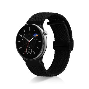 [ReHowy] Amazfit T-Rex 3 Pro 44mm/Active 2 Square/Active 2/GTS 4 Mini �Ή� �����o���h �i�C������ �y�� �_�炩�� �A�}�Y�t�B�b�g �A�N�e�B�u2 �ґg�o���h 20mm �����x���g ���C �o�b�N���t�� �R���p�`�u�� Garmi