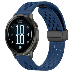 [SumNeol] �o���h Garmin(�K�[�~��) Venu 4 41mm/Venu 3S 41mm/2S/Forerunner 265S/255S/255S Music/Vivoactive 4S 40mm/Vivomove 3S 39mm/Active S/Move 3S �Ή� �����o���h �V���R���f�� ���C�o�b�N�� �}�O�l�b�g���o�b�N�� �ւ��x