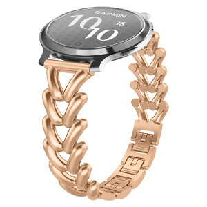 [VanHooc] 14mm �o���h Garmin Lily 2 �Ή� �X�e�����X�X�`�[�� �����o���h Quick Release ������� ���^�� �x���g �ւ��x���g �����H��s�v ���f�B�[�X �M�t�g �v���[���g �K�[�~�� Lily 2 Sport/Classic �Ή�