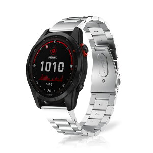 SeGinn �o���h Garmin Tactix 8 51mm/Fenix 8 51 mm/Enduro 3/Descent Mk3i/tactix 7 AMOLED/Instinct 2X �Ή� �����o���h QuickFit 26mm �o���h �X�e�����X�� �T�C�Y���߉\ �����H��t�� �r�W�l�X�� �ւ��x���g Garmin Fenix 7