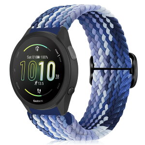 [MokaZii] 20mm �o���h Garmin Forerunner 570/Vivoactive 6/ 5/Approach S44/ S50/Vivomove Trend/Venu Sq 2�Ή� �����o���h �ґg �����x���g �T�C�Y���߉\ �i�C������ �e�͐� �_�� �R���p�`�u�� Garmin Move Sport/Venu Sq 2 m