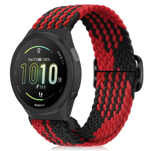 [MokaZii] 20mm �o���h Garmin Forerunner 570/Vivoactive 6/ 5/Approach S44/ S50/Vivomove Trend/Venu Sq 2�Ή� �����o���h �ґg �����x���g �T�C�Y���߉\ �i�C������ �e�͐� �_�� �R���p�`�u�� Garmin Move Sport/Venu Sq 2 m