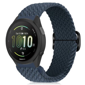 [MokaZii] 20mm �o���h Garmin Forerunner 570/Vivoactive 6/ 5/Approach S44/ S50/Vivomove Trend/Venu Sq 2�Ή� �����o���h �ґg �����x���g �T�C�Y���߉\ �i�C������ �e�͐� �_�� �R���p�`�u�� Garmin Move Sport/Venu Sq 2 m