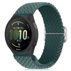 [MokaZii] 20mm �o���h Garmin Forerunner 570/Vivoactive 6/ 5/Approach S44/ S50/Vivomove Trend/Venu Sq 2�Ή� �����o���h �ґg �����x���g �T�C�Y���߉\ �i�C������ �e�͐� �_�� �R���p�`�u�� Garmin Move Sport/Venu Sq 2 m