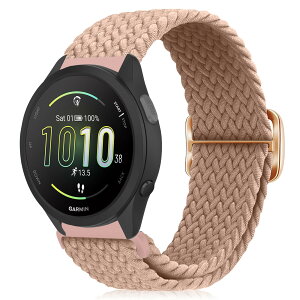 [MokaZii] 20mm �o���h Garmin Forerunner 570/Vivoactive 6/ 5/Approach S44/ S50/Vivomove Trend/Venu Sq 2�Ή� �����o���h �ґg �����x���g �T�C�Y���߉\ �i�C������ �e�͐� �_�� �R���p�`�u�� Garmin Move Sport/Venu Sq 2 m