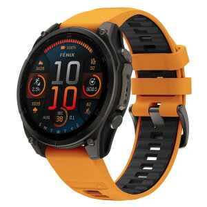 NOOETAH 22mm �o���h �Ή� Garmin Fenix 8/Fenix 7/Fenix 6/Fenix 6 Pro/Fenix 5/Fenix 5 Plus/Forerunner 955/Forerunner 945/Forerunner 935/Approach S60 �t���L�V�u���V���J�Q�������p �x���g (�I�����W�u���b�N)