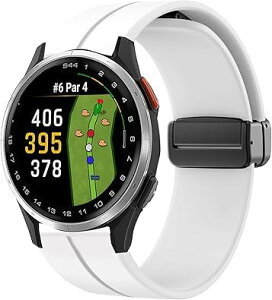 [Lamshaw] for Garmin Approach S50�X�}�[�g�E�H�b�` �o���h,20mm�\? �X�|�[�c �V���R�� ���� �����o���h �������߃o���h ���C�x���g���� �X�g���b�v Garmin Approach S50, S44, S42, S40�X�}�[�g�E�H�b�`�p (��)