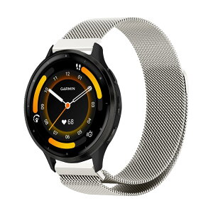�o���h 22mm For Garmin Venu 3/2/Vivoactive 4/Forerunner 265/Redmi Watch 5 Lite/Active/Xiaomi Watch S3 �Ή� �����o���h �X�e�����X�� �}�O�l�b�g �x���g ���߉\ ������� �i�X�^�[���C�g�j