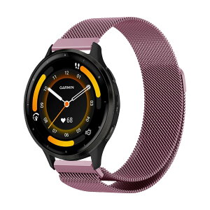 �o���h 22mm For Garmin Venu 3/2/Vivoactive 4/Forerunner 265/Redmi Watch 5 Lite/Active/Xiaomi Watch S3 �Ή� �����o���h �X�e�����X�� �}�O�l�b�g �x���g ���߉\ ������� �i�s���N�j