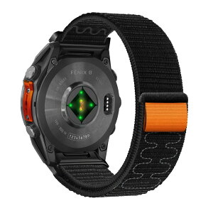 RosMank 26mm Quickfit �i�C�����o���h Garmin Fenix 8 AMOLED 51mm/7X Pro/7X/6X Pro/6X �Ή� �X�|�[�c���[�v�����X�g���b�v Enduro 3/Descent Mk3i/Instinct 2X/Tactix 7/Quatix 7X �i���j