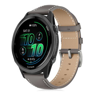 [VanHooc] 20mm ���v�o���h for Garmin Forerunner 570/Vivoactive 6/Approach S44/Approach S50/Forerunner 165/165 Music ���U�[ �����x���g Quick Release �r�W�l�X�� �\�t�g �_� �����o���h �K�[�~�� Vivoactive 5 �Ή� - �O��
