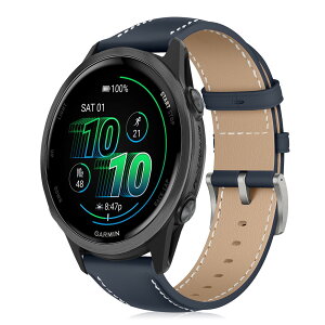 [VanHooc] 20mm ���v�o���h for Garmin Forerunner 570/Vivoactive 6/Approach S44/Approach S50/Forerunner 165/165 Music ���U�[ �����x���g Quick Release �r�W�l�X�� �\�t�g �_� �����o���h �K�[�~�� Vivoactive 5 �Ή� - �_�[