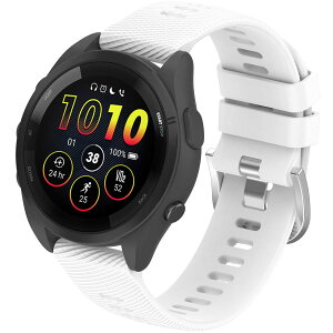 [GYOKUYU] �o���hFor Garmin�i�K�[�~���j Venu4 45MM/Venu 3/Forerunner570 47MM/Forerunner265 �V���R�� �K�[�~�� 22mm �����o���h ���߉\ �x���g �V���v���ȃf�U�C�� �\�t�g �����x���g�i�z���C�g�b22mm�Ή��j