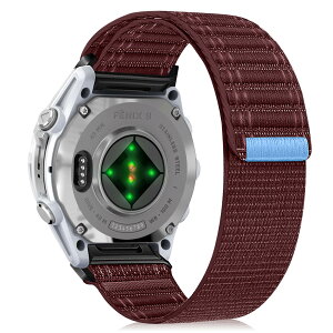 RosMank 20mm Quickfit �i�C���� �o���h Garmin Fenix 8 AMOLED 43mm/7S Pro/7S/6S Pro/6S/5S/5S Plus�Ή��A�g�^�����p�X�g���b�v Approach S70 42mm/Instinct 2S/Descent Mk3s (��)