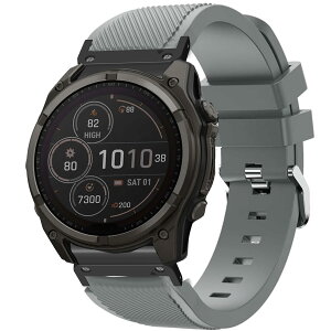 Lamshaw for Garmin Fenix 8 �����o���h, �V���R�����o���h 22mm, 26mm �h���r���v�����o���h �y�� �_�炩 �ւ��x���g Enduro, Fenix, Tactix, Descent, Instinct, epix, Approach, Forerunner Series�X�}�[�g�E�H�b�`�p (22mm,