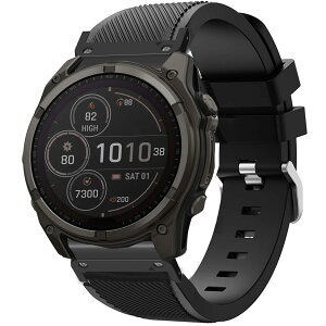 Lamshaw for Garmin Fenix 8 �����o���h, �V���R�����o���h 22mm, 26mm �h���r���v�����o���h �y�� �_�炩 �ւ��x���g Enduro, Fenix, Tactix, Descent, Instinct, epix, Approach, Forerunner Series�X�}�[�g�E�H�b�`�p (22mm,