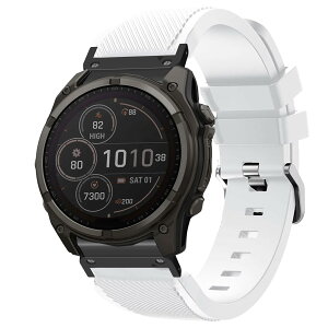 Lamshaw for Garmin Fenix 8 �����o���h, �V���R�����o���h 22mm, 26mm �h���r���v�����o���h �y�� �_�炩 �ւ��x���g Enduro, Fenix, Tactix, Descent, Instinct, epix, Approach, Forerunner Series�X�}�[�g�E�H�b�`�p (26mm,