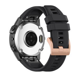 RosMank 20mm Quickfit �E�H�b�`�o���h Garmin Fenix 8 AMOLED 43mm/7S Pro/7S/6S Pro/6S/5S/5S Plus �Ή��AApproach S70 42mm/Instinct 2S/Descent Mk3s �p�V���R�������p�X�g���b�v, ��