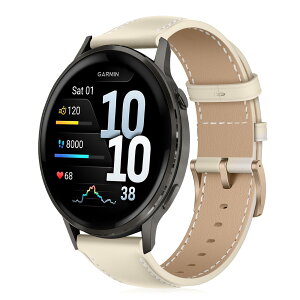 [VanHooc] ���v�o���h for Garmin Venu 4/3 45mm/Forerunner 570 47mm/Forerunner 265/255/255 Music �_�炩�� ������� PU���U�[ �����x���g Quick Release �r�W�l�X�� �x���g ���� ���f�B�[�X&�����Y �������� �v���E�H�b