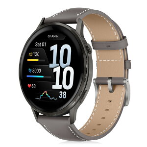 [VanHooc] ���v�o���h for Garmin Venu 4/3 45mm/Forerunner 570 47mm/Forerunner 265/255/255 Music �_�炩�� ������� PU���U�[ �����x���g Quick Release �r�W�l�X�� �x���g ���� ���f�B�[�X&�����Y �������� �v���E�H�b