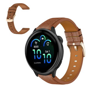 [CiimWaa] 20mm �o���h Garmin Forerunner 570 42mm/Garmin Vivoactive 6/5/Forerunner 165/165 Music/Approach S50/S44 �Ή� �{�v���v�x���g �X�g���b�v �r�W�l�X �����x���g �N�C�b�N�����[�X ���� �����o���h garmin Venu Sq