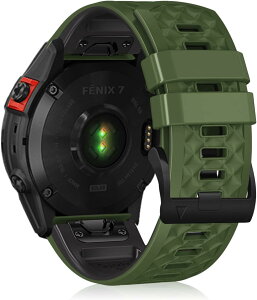 YOCAHU 22mm �ėp �R���p�`�u�� GARMIN �K�[�~�� Fenix 6 / Fenix 5 / Fenix 7 / Fenix 5 Plus/Fenix 6 Pro/Forerunner 955 945 935 / Approach S60 S62 / Instinct/Instinct 2 / Quatix 6 5 �o���h, �N�C�b�N�t�B�b�g �V���R�[���� �����p