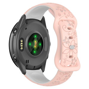 [SumNeol] 20mm �o���h Garmin(�K�[�~��) Forerunner 570 42mm/165/245/645/Approach S50/S44/S42/Vivoactive 6/Vivoactive 5/Venu Sq 2/Sq/Venu 2 Plus �Ή� �����x���g �V���R���f�� �o�b�N���t�� �ւ��x���g�ʋC�� �y�� �����\