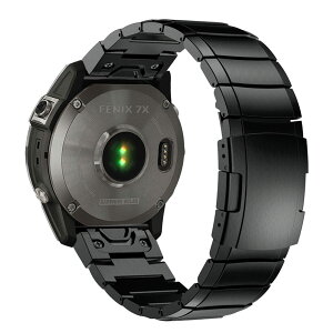 ���� �X�e�����X �x���g�ɓK������K�[�~�� Fenix 8 51mm / Enduro/Fenix 7X / 6X/5X/ epix Pro 51mm, Quickfit �X�e�����X�|�g���v���V�[�g�x���g�o�b�N������ �o���h�p��Garmin Instinct 2X �����������t�� (�u