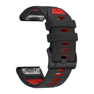 MOQIAN 26 MM for QuickFit �o���h Fenix 8 51mm / Garmin Fenix 7X Pro Solar/Garmin Instinct 2X Garmin Fenix 7X/Fenix 6X GPS/6X Pro/6X Sapphire GPS/5X GPS/5X Plus �Ή� �V���R�� �X�g���b�v ���[�v �X�|�[�c�o���h ���v�x���g �h��