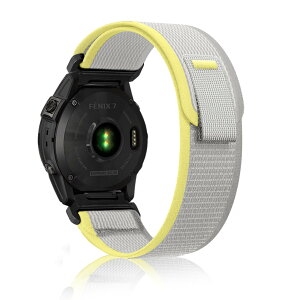 AiMaoo QuickFit 22mm �o���h Garmin Fenix 7/6/5, Fenix 7 Pro Solar/7 Pro/7 Solar/6 Pro Solar/6 Pro/6 Solar/5 Plus �Ή� �����o���h �����x���g �X�|�[�c�o���h �x���N���f�U�C�� �T�C�Y���߉\ �i�C������ �e�͐� Garmi