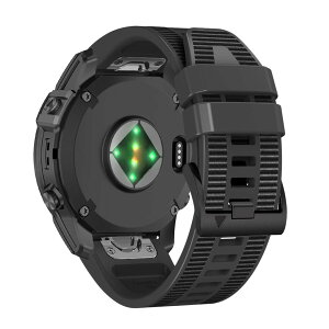 RosMank 26mm Quickfit �E�H�b�`�o���h Garmin Fenix 8 AMOLED 51mm/7X Pro/7X/6X Pro/6X, �V���R���i�C���������p�X�g���b�v Enduro 3/Descent Mk3i/Instinct 2X/Tactix 7/Quatix 7X �Ή�, ��