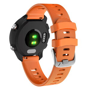 [MOQIAN] For Garmin���v�X�g���b�v20mm��for_Garmin Forerunner 645/645 Music / 245/245 Music Vivomove HR Vivoactive 3/3 Music For_GT 1/2�X�|�[�c�X�}�[�g�E�H�b�`�X�g���b�v (orange)
