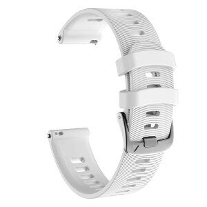 [MOQIAN] For Garmin���v�X�g���b�v20mm��for_Garmin Forerunner 645/645 Music / 245/245 Music Vivomove HR Vivoactive 3/3 Music For_GT 1/2�X�|�[�c�X�}�[�g�E�H�b�`�X�g���b�v (white)