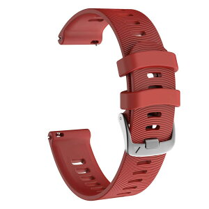[MOQIAN] For Garmin���v�X�g���b�v20mm��for_Garmin Forerunner 645/645 Music / 245/245 Music Vivomove HR Vivoactive 3/3 Music For_GT 1/2�X�|�[�c�X�}�[�g�E�H�b�`�X�g���b�v (red)