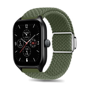 Aeurfoc 20MM �o���h For Amazfit Active/GTR Mini/GTS 4/GTS 4 Mini/Bip 3/Bip 3 Pro �Ή� �����p�o���h �ґg�o���h ���C �o�b�N���t�� �����x���g�������i�K���� �_�� �h�� �����x���gFor Garmin Forerunner 165/165 Music/V