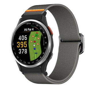 Lamsaw��Garmin Approach S 44 Smart Watch�����o���h���A�i�C�������e���o���h���X�|�b�c�o���h�������x���g�_�炭���K�ŒʋC��20 mm�����x���g��K�p���AGarmin Approach S 50�ɓK�����AS44, S42, S40 (�O���[
