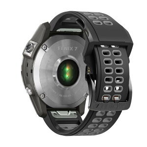 YOCAHU QuickFit 22 mm for Garmin Fenix 7 Pro/Garmin Fenix 7 / Fenix 6 GPS/Fenix 6 Pro GPS/Fenix 6 Pro Solar / Fenix5 Plus �Ή� �o���h QuickFit 22 mm �����x���g �T�C�Y���߉\ �V���R���� �e�͐� �R���p�`�u�� Garmin EPIX/Garmin
