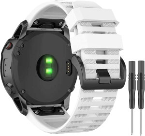 NOOETAH 22mm �o���h �Ή� Garmin Fenix 8/Fenix 7/Fenix 6/Fenix 6 Pro/Fenix 5/Fenix 5 Plus/Forerunner 955/Forerunner 945/Forerunner 935/Approach S60 �t���L�V�u���V���J�Q�������p �o���h (�z���C�g)