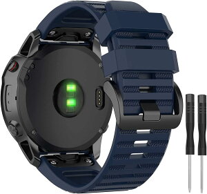 NOOETAH 22mm �o���h �Ή� Garmin Fenix 8/Fenix 7/Fenix 6/Fenix 6 Pro/Fenix 5/Fenix 5 Plus/Forerunner 955/Forerunner 945/Forerunner 935/Approach S60 �t���L�V�u���V���J�Q�������p �o���h (�_�[�N�u���[)