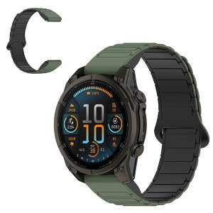 KONXISA 26mm quick-release �����o���h Garmin Quatix8 51mm / Fenix 8 51MM/7X/7X Pro / Epix Pro 51mm / instinct 3 50mm/2x / Enduro3 �Ή� �o���h ���C�t ���_�炩���V���R���x���g �������� �y�ʁA���K�A�ϋv���A�h���� �h