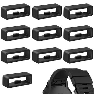 �y10�z �o���h���[�v �V�� �V���R�� �K�[�~�� Garmin Vivoactive 6 5 3/Forerunner 645 245 45 55 165/Venu Sq Sq2/Vivomove/Fenix 7S 6S 5S�Ή� �r���v�o���h ���[�v