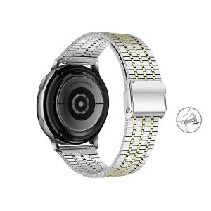 Aeurfoc 20MM �o���h For Amazfit Active/GTR Mini/GTS 4/GTS 4 Mini/Bip 3/Bip 3 Pro �Ή� �����o���h �X�e�����X�� �T�C�Y���߉\ �����H��t�� �����x���gFor Garmin Forerunner 165/165 Music/Venu Sq 2/Sq 2 music �Ή� - �V��